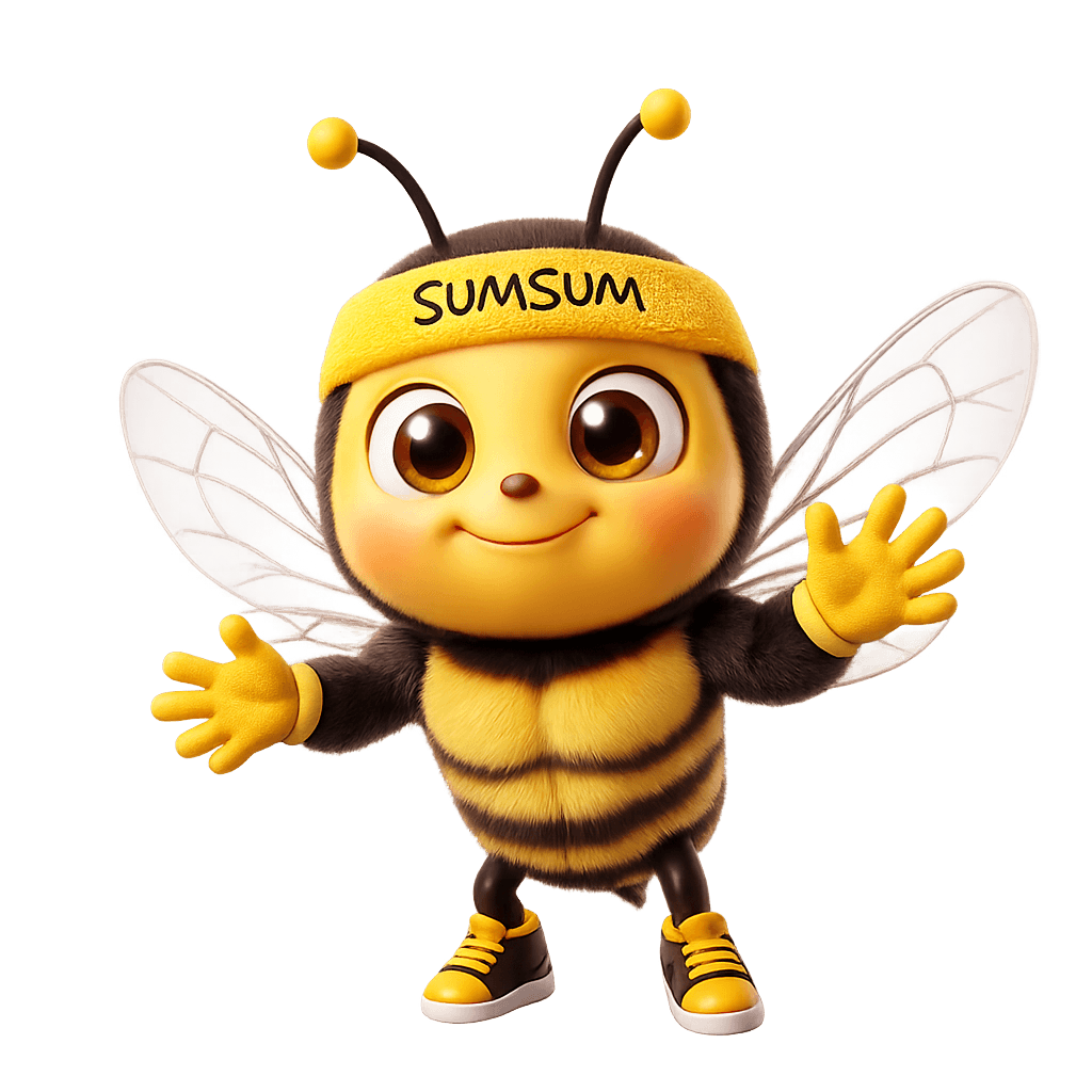 Welcome Bee Mascot